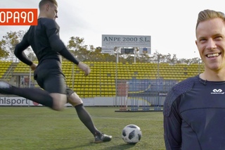 How Good Is Ter Stegen With His Feet Exclusive Skill Challenge