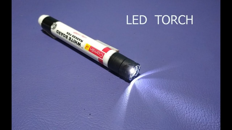 How to make a LED Torch, Flashlight at