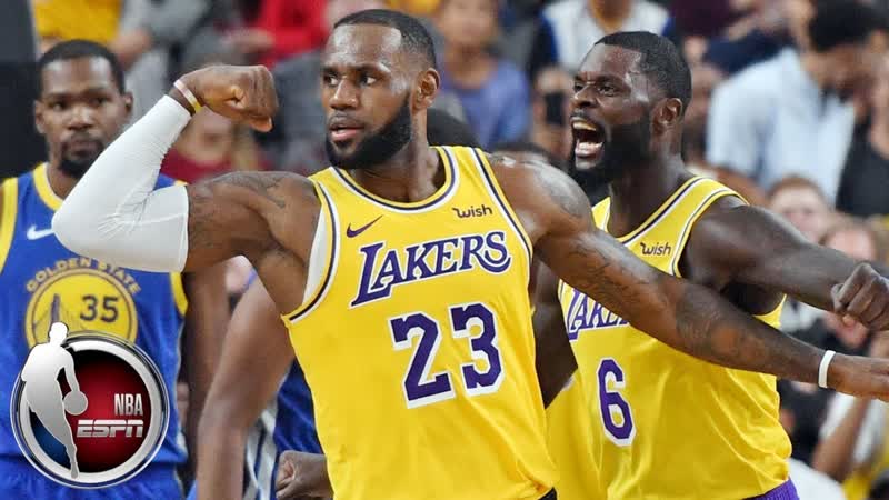 Le Bron James posts double double in Lakers vs Warriors, NBA Preseason
